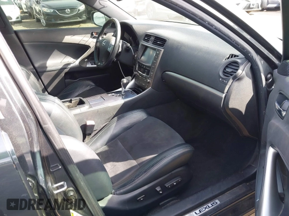 2011 Lexus IS with VIN JTHBE5C28B5027536, listed as a IAAI auction lot 41483620 with 235,603 mi miles. Bid and sale history available at carsss.com. Image 5.