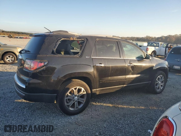 2016 GMC Acadia SLT with VIN 1GKKRSKD0GJ107522, listed as a Copart auction lot 76580054 with 105,414 mi miles and Salvage Title. Bid and sale history available at carsss.com. Image 3.