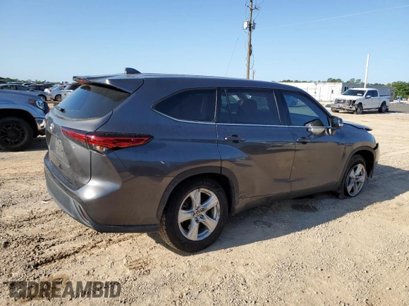2021 Toyota Highlander L with VIN 5TDCZRAH7MS534966, listed as a Copart auction lot 51899805 with 154,645 mi miles and Salvage title. Bid and sale history available at DreamBid. Image 3.