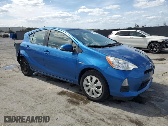 2014 Toyota Prius One with VIN JTDKDTB38E1568326, listed as a Copart auction lot 54869445 with 156,858 mi miles and Salvage Title. Bid and sale history available at DreamBid. Image 4.