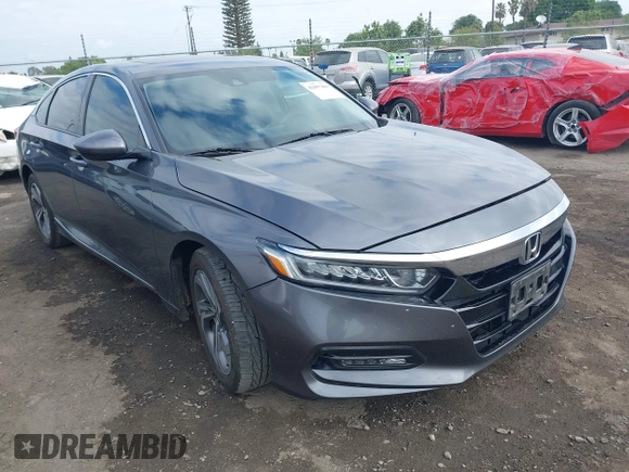 2018 Honda Accord EX with VIN 1HGCV1F46JA153350, listed as a IAAI auction lot 42057469 with 188,592 mi miles and . Bid and sale history available at DreamBid. Image 1.