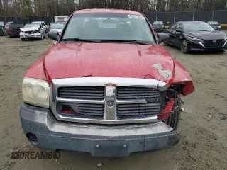 2005 Dodge Dakota ST with VIN 1D7HE28K65S327610, listed as a Copart auction lot 85671484 with 188,264 mi miles and Salvage Title. Bid and sale history available at DreamBid. Image 5.
