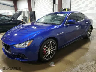 2014 Maserati Ghibli S Q4 with VIN ZAM57RTA4E1101338, listed as a Copart auction lot 49075285 with 26,136 mi miles and Salvage Title. Bid and sale history available at carsss.com. Image 1.