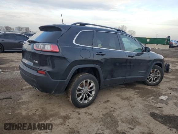2022 Jeep Cherokee Latitude Lux with VIN 1C4PJLMX8ND503442, listed as a Copart auction lot 86855874 with 58,106 mi miles and Salvage title. Bid and sale history available at DreamBid. Image 3.