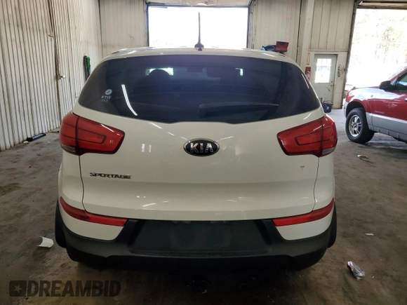 2016 Kia Sportage LX with VIN KNDPBCAC3G7814194, listed as a Copart auction lot 50263005 with 136,570 mi miles and Salvage Title. Bid and sale history available at carsss.com. Image 6.