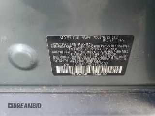 2011 Subaru Forester 2.5X Touring with VIN JF2SHAGCXBH752902, listed as a Copart auction lot 52102625 with 151,799 mi miles and Salvage Title. Bid and sale history available at carsss.com. Image 13.