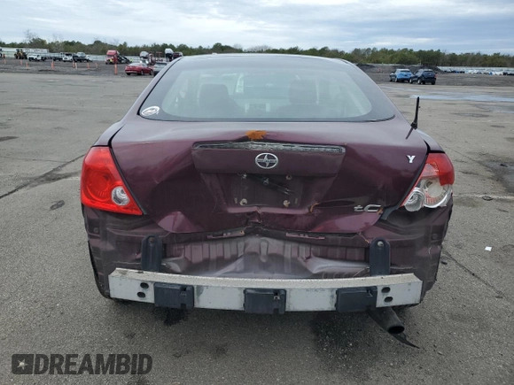 2007 Scion tC Spec with VIN JTKDE177X70202844, listed as a Copart auction lot 51655225 with 162,874 mi miles and Salvage Title. Bid and sale history available at carsss.com. Image 6.
