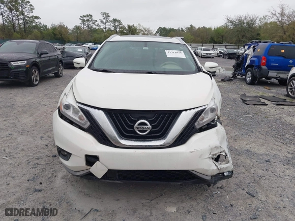 2017 Nissan Murano SV with VIN 5N1AZ2MG8HN119003, listed as a IAAI auction lot 41914020 with 119,931 mi miles. Bid and sale history available at carsss.com. Image 12.