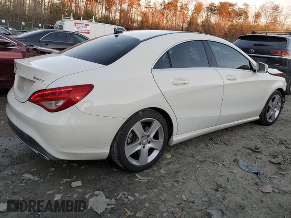 2017 Mercedes-Benz CLA 250 with VIN WDDSJ4GB1HN420861, listed as a Copart auction lot 83458394 with 65,845 mi miles and Salvage Title. Bid and sale history available at DreamBid. Image 3.