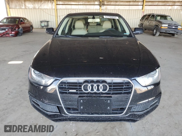 2014 Audi A4 Premium with VIN WAUBFAFL1EN025074, listed as a Copart auction lot 51700855 with 104,662 mi miles and Salvage Title. Bid and sale history available at carsss.com. Image 5.