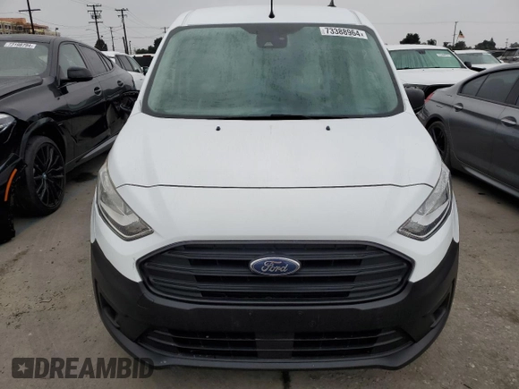 2019 Ford Transit Connect XL with VIN NM0GE9E24K1386513, listed as a Copart auction lot 73388964 with 38,761 mi miles and Salvage title. Bid and sale history available at DreamBid. Image 5.