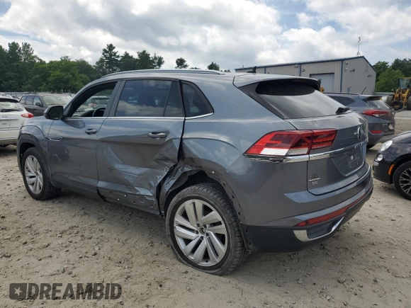 2020 Volkswagen Atlas SE with VIN 1V26C2CA7LC203051, listed as a Copart auction lot 62683655 with 57,454 mi miles and Non repairable. Bid and sale history available at DreamBid. Image 2.