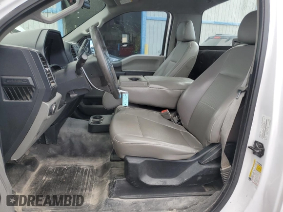 2018 Ford F-150 XL with VIN 1FTMF1C5XJKD81584, listed as a Copart auction lot 48009665 with 96,612 mi miles and Salvage title. Bid and sale history available at DreamBid. Image 7.
