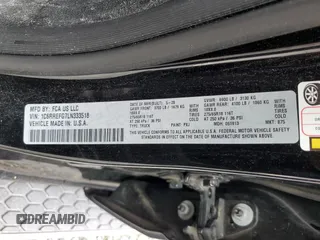 2020 Ram 1500 Big Horn with VIN 1C6RREFG7LN333518, listed as a Copart auction lot 72204024 with 121,193 mi miles and Salvage title. Bid and sale history available at DreamBid. Image 14.