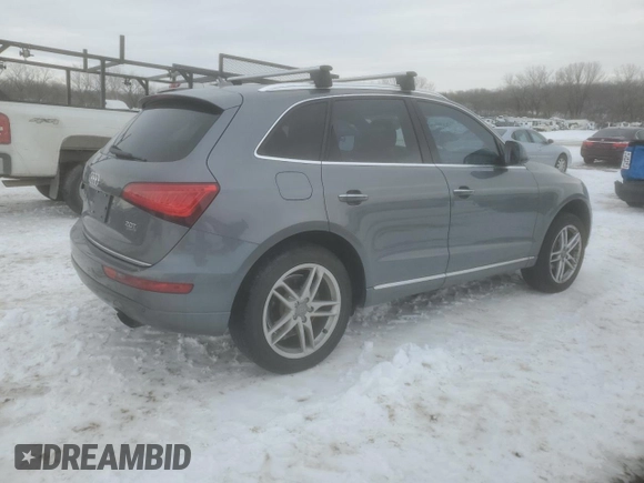 2015 Audi Q5 Premium Plus with VIN WA1LFAFP3FA146489, listed as a Copart auction lot 41491665 with 105,795 mi miles and Salvage title. Bid and sale history available at DreamBid. Image 3.