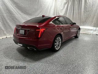 2020 Cadillac CT5 Premium Luxury with VIN 1G6DT5RK5L0124587, listed as a Copart auction lot 54260185 with 17,544 mi miles and Clean Title. Bid and sale history available at carsss.com. Image 4.