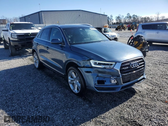 2018 Audi Q3 Premium Plus with VIN WA1JCCFS3JR029666, listed as a Copart auction lot 49316155 with 49,176 mi miles and Salvage Title. Bid and sale history available at carsss.com. Image 4.