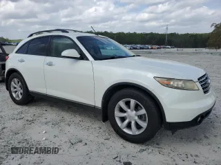 2005 Infiniti FX35 with VIN JNRAS08U25X109760, listed as a Copart auction lot 51894775 with 234,179 mi miles and Salvage Title. Bid and sale history available at carsss.com. Image 4.