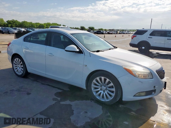2011 Buick Regal CXL RL2 with VIN W04GP5EC3B1031714, listed as a Copart auction lot 54065455 with 149,582 mi miles and Clean Title. Bid and sale history available at carsss.com. Image 4.