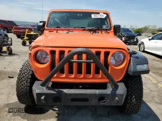 2019 Jeep Wrangler Sport S z VIN 1C4GJXAG8KW576807, wystawiony jako Copart lot #56577505 z przebiegiem 79 968 mil mil oraz Szkoda całkowita • Salvage title. Historia ofert i sprzedaży dostępna na DreamBid. Obrazek 5.