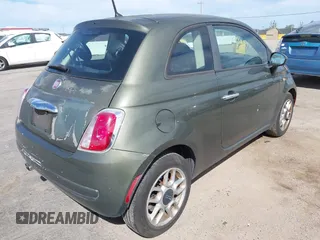 2013 FIAT 500 Pop with VIN 3C3CFFAR2DT570381, listed as a IAAI auction lot 42004788 with 132,019 mi miles. Bid and sale history available at carsss.com. Image 4.