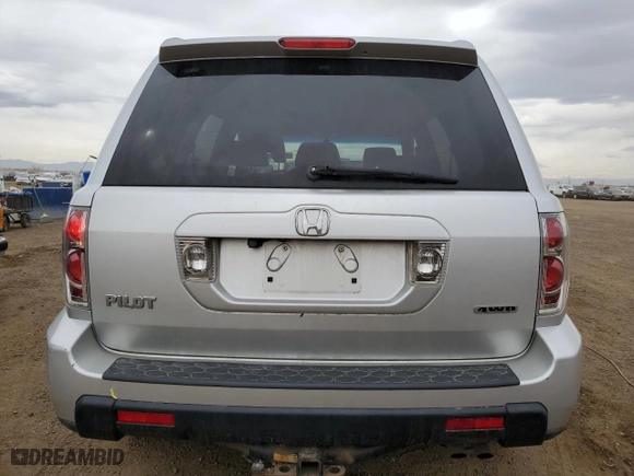 2008 Honda Pilot EX-L with VIN 5FNYF185X8B017280, listed as a Copart auction lot 49976195 with 131,900 mi miles and Salvage Title. Bid and sale history available at carsss.com. Image 6.