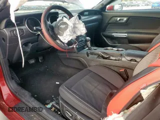 2019 Ford Mustang GT with VIN 1FA6P8CFXK5105693, listed as a Copart auction lot 50537475 with 69,543 mi miles and Salvage Title. Bid and sale history available at carsss.com. Image 7.