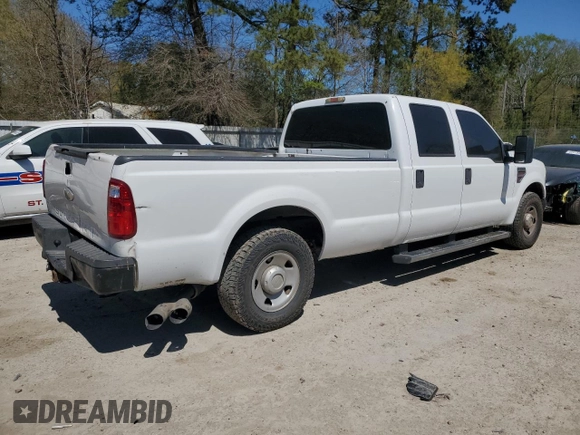 2008 Ford F-250 XL with VIN 1FTSW20R98ED48430, listed as a Copart auction lot 48976345 with 151,120 mi miles and Salvage title. Bid and sale history available at DreamBid. Image 3.