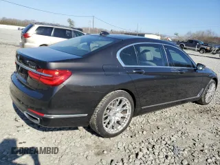 2017 BMW 7 Series 740i xDrive with VIN WBA7E4C59HGU99914, listed as a Copart auction lot 45283743 with 108,388 mi miles. Bid and sale history available at carsss.com. Image 3.