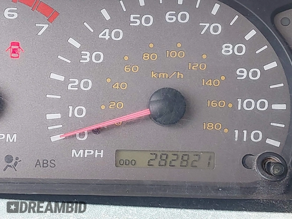2002 Toyota Sequoia SR5 with VIN 5TDZT34A32S113234, listed as a IAAI auction lot 42086627 with 282,821 mi miles and . Bid and sale history available at carsss.com. Image 15.