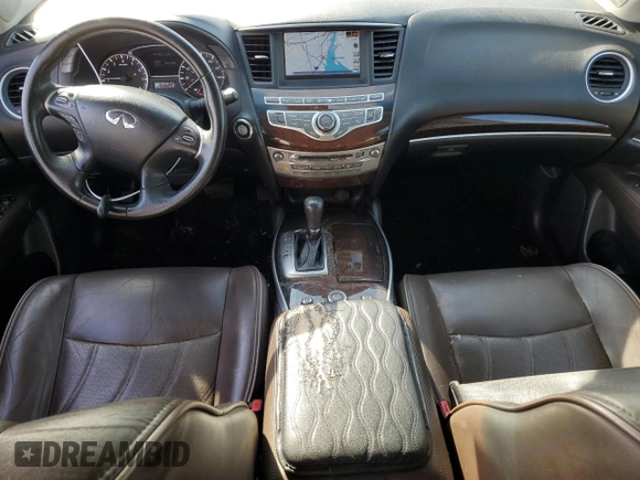 2013 Infiniti JX35 with VIN 5N1AL0MM2DC304486, listed as a Copart auction lot 77302174 with 224,617 mi miles and Clean Title. Bid and sale history available at carsss.com. Image 8.