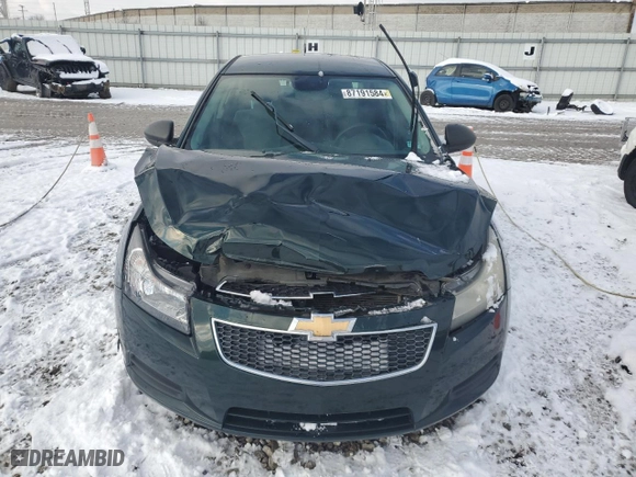 2014 Chevrolet Cruze LS with VIN 1G1PA5SH1E7328675, listed as a Copart auction lot 50074965 with 0 mi miles and Salvage Title. Bid and sale history available at carsss.com. Image 5.