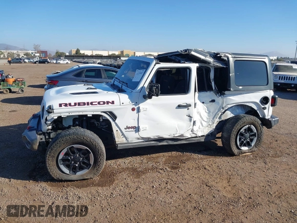 2019 Jeep Wrangler Unlimited Rubicon with VIN 1C4HJXFN7KW505383, listed as a IAAI auction lot 41220907 with 53,578 mi miles and . Bid and sale history available at DreamBid. Image 14.