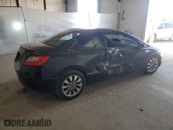 2009 Honda Civic EX with VIN 2HGFG12829H502324, listed as a Copart auction lot 49861775 with 126,788 mi miles and Salvage Title. Bid and sale history available at DreamBid. Image 3.