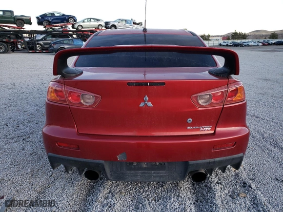 2008 Mitsubishi Lancer Evolution MR with VIN JA3AW56V48U051118, listed as a Copart auction lot 88081275 with 104,461 mi miles and Salvage Title. Bid and sale history available at carsss.com. Image 6.