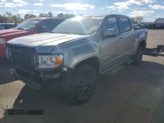 2021 GMC Canyon 4WD Elevation with VIN 1GTG6CEN0M1206440, listed as a Copart auction lot 75977144 with 43,943 mi miles and Salvage Title. Bid and sale history available at carsss.com. Image 1.