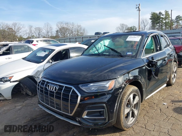 2023 Audi Q5 Premium with VIN WA1ABAFYXP2054089, listed as a IAAI auction lot 41618177 with 24,771 mi miles and . Bid and sale history available at DreamBid. Image 17.