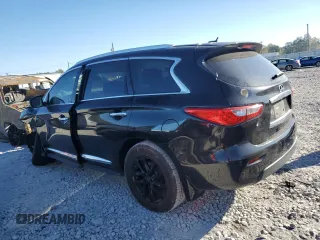 2013 Infiniti JX35 with VIN 5N1AL0MN7DC325679, listed as a Copart auction lot 76541924 with 249,455 mi miles and Salvage Title. Bid and sale history available at carsss.com. Image 2.