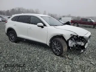2022 Mazda CX-9 Sport with VIN JM3TCBBY5N0606542, listed as a Copart auction lot 46121915 with 53,510 mi miles and Salvage Title. Bid and sale history available at carsss.com. Image 4.