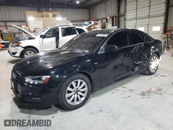 2015 Audi A4 Premium with VIN WAUBFAFL7FN035173, listed as a Copart auction lot 45149095 with 138,168 mi miles and Salvage Title. Bid and sale history available at carsss.com. Image 1.