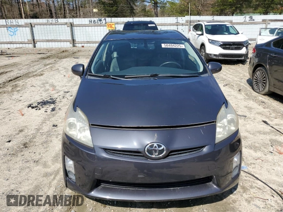 2010 Toyota Prius II with VIN JTDKN3DU3A0017188, listed as a Copart auction lot 50494225 with 125,856 mi miles and Salvage Title. Bid and sale history available at carsss.com. Image 5.
