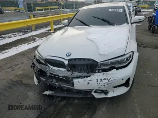 2019 BMW 3 Series 330i xDrive with VIN WBA5R7C59KAJ81119, listed as a Copart auction lot 46088685 with 54,045 mi miles and Salvage Title. Bid and sale history available at carsss.com. Image 10.