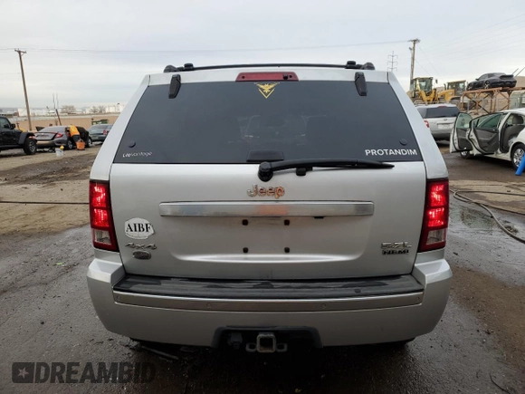 2006 Jeep Grand Cherokee Overland with VIN 1J8HR68226C307087, listed as a Copart auction lot 41464125 with 269,343 mi miles and Salvage title. Bid and sale history available at DreamBid. Image 6.