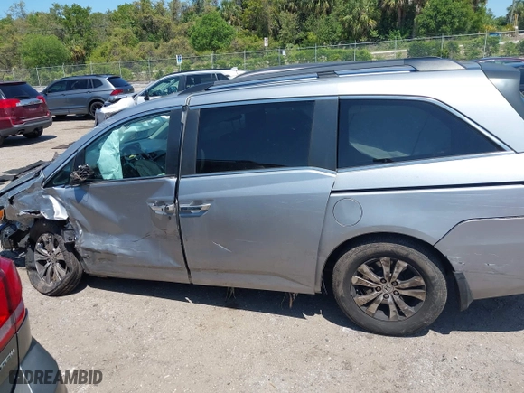 2016 Honda Odyssey EX-L with VIN 5FNRL5H68GB025082, listed as a IAAI auction lot 41994995 with 143,955 mi miles. Bid and sale history available at carsss.com. Image 14.