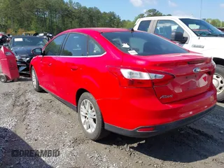 2012 Ford Focus SEL with VIN 1FAHP3H28CL142367, listed as a IAAI auction lot 41991603 with 223,944 mi miles. Bid and sale history available at carsss.com. Image 3.