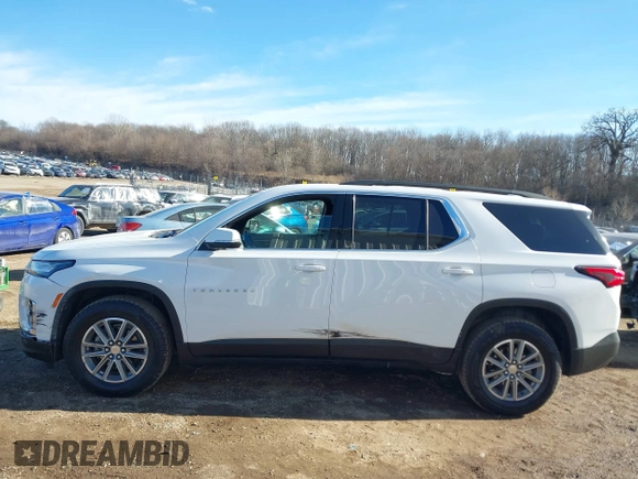 2023 Chevrolet Traverse LT Cloth with VIN 1GNERGKW7PJ130407, listed as a IAAI auction lot 41453103 with 62,946 mi miles. Bid and sale history available at carsss.com. Image 14.