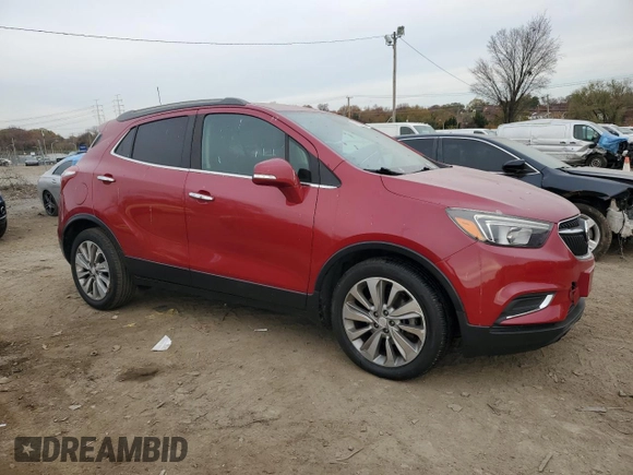 2018 Buick Encore Preferred with VIN KL4CJASB5JB665152, listed as a Copart auction lot 81492954 with 72,489 mi miles and Salvage Title. Bid and sale history available at carsss.com. Image 4.