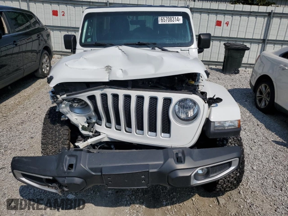 2021 Jeep Wrangler Unlimited Sahara с VIN 1C4HJXEG2MW862783, выставлен на аукционе Copart как лот 65708314 с пробегом 34 302 миль миль и На запчасти • Non repairable. История ставок и продаж доступна на DreamBid. Изображение 5.