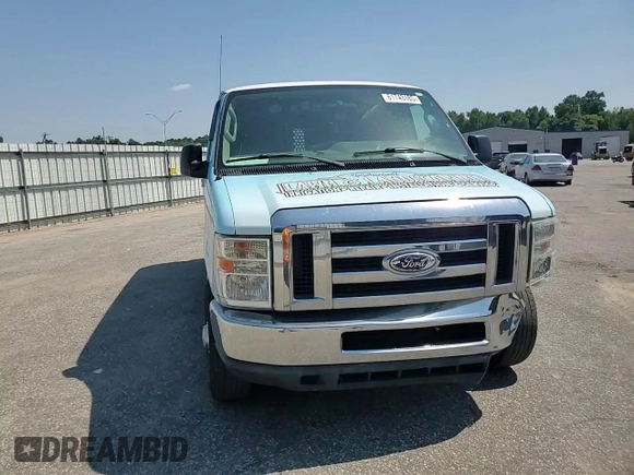 2014 Ford Econoline Cargo Commercial with VIN 1FTNE2EWXEDA53837, listed as a Copart auction lot 61743185 with 158,968 mi miles and Salvage title. Bid and sale history available at DreamBid. Image 14.