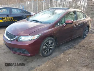 2014 Honda Civic Sedan EX with VIN 19XFB2F80EE249233, listed as a IAAI auction lot 41654087 with 119,126 mi miles. Bid and sale history available at carsss.com. Image 17.